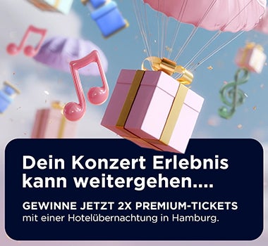 Umfrage - Gewinne 2 Premium Tickets