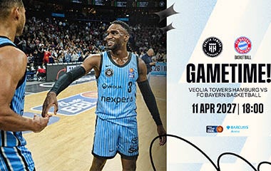 Mehr Informationen zu Veolia Towers Hamburg vs. FC Bayern Basketball